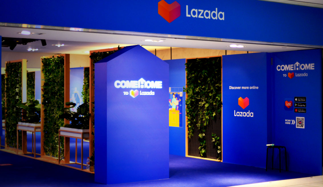 Come Home to Lazada Entrance