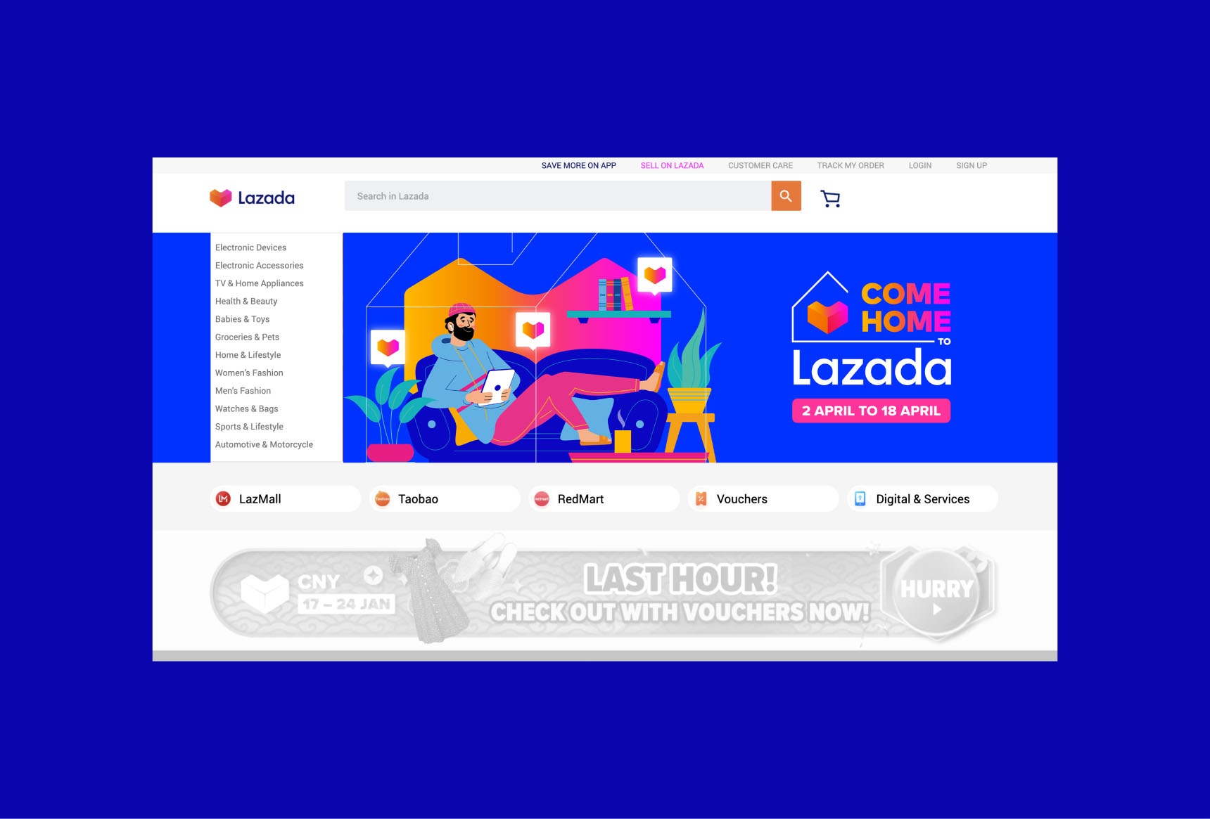 CH2Lazada Microsite