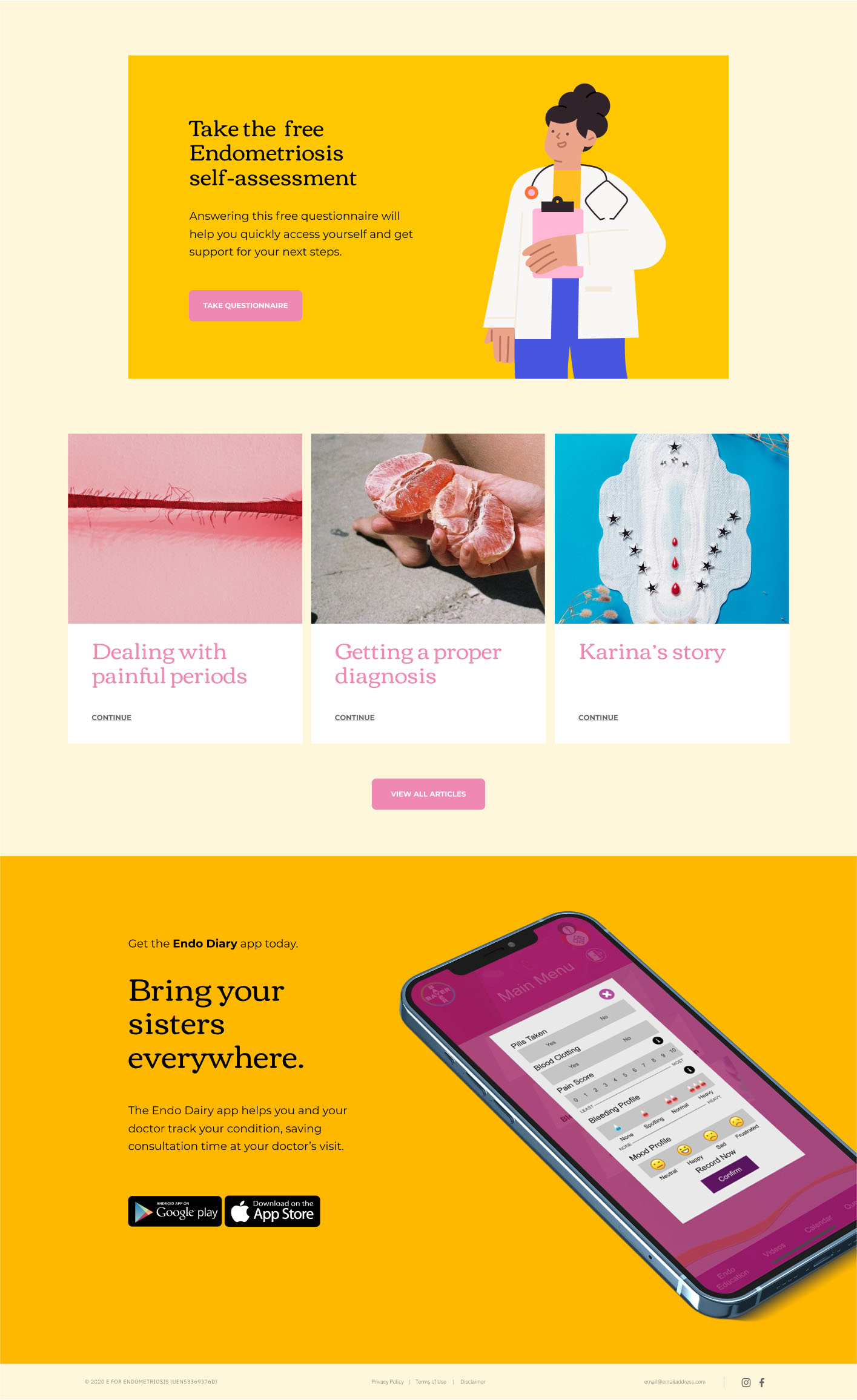 Endometriosis Support Singapore Website 3
