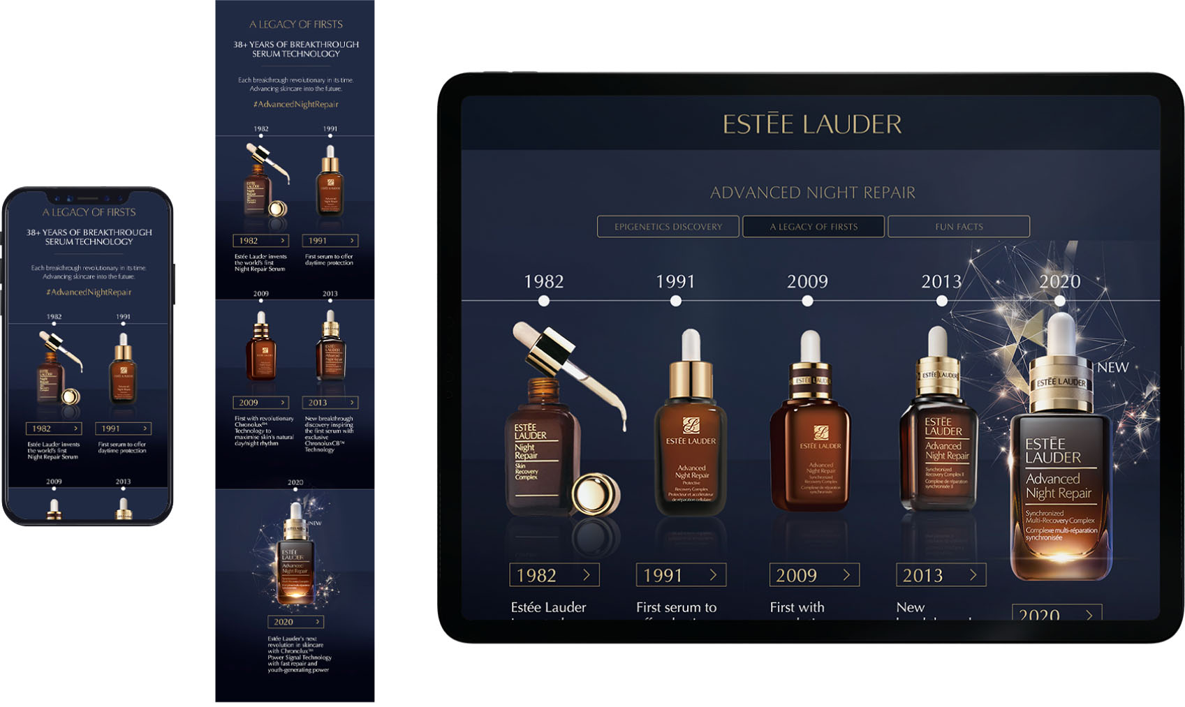 Estée Lauder Advanced Night Repair A Legacy of Firsts