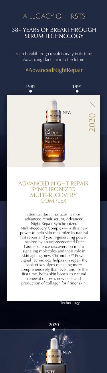 Estée Lauder Advanced Night Repair A Legacy of Firsts Mobile