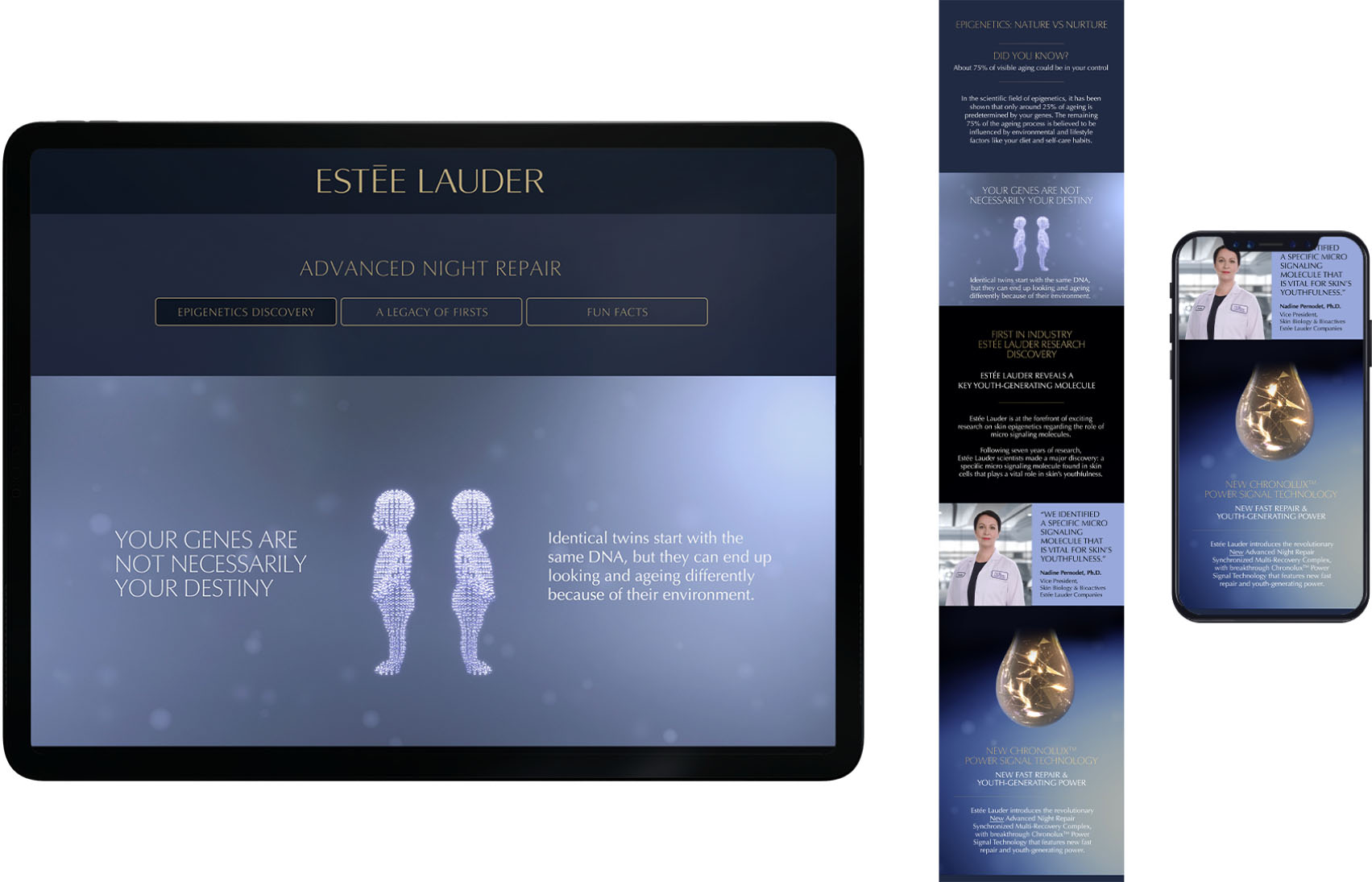 Estée Lauder Advanced Night Repair Epigenetics Discovery